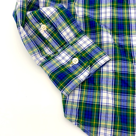 CREWCUTS Check Button Down Shirt Boys 10 - Picture 4 of 7